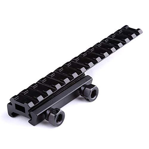 ACEXIER Tactical Extened High Riser Base Flat Top 145mm 14 Slot per 20mm Picatinny/Weaver Rail Mount Hunting