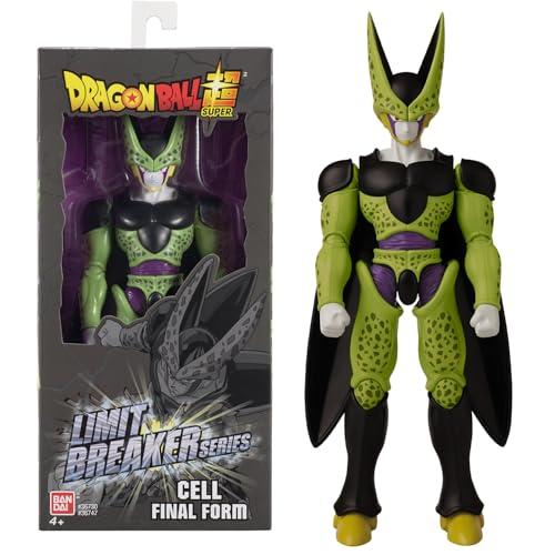 Dragon Ball Super Bandai Figurina gigante Limit Breaker - Cell forma perfetta - Licenza ufficiale Dragon Ball - Grande Figurina Cell 30 cm - Giocattolo per bambini 4 anni e + - 36747