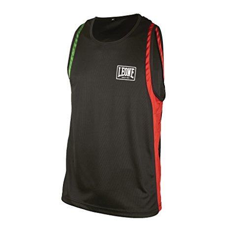 LEONE 1947, Canottiera Boxe, Unisex – Adulto, Nero, L, AB721