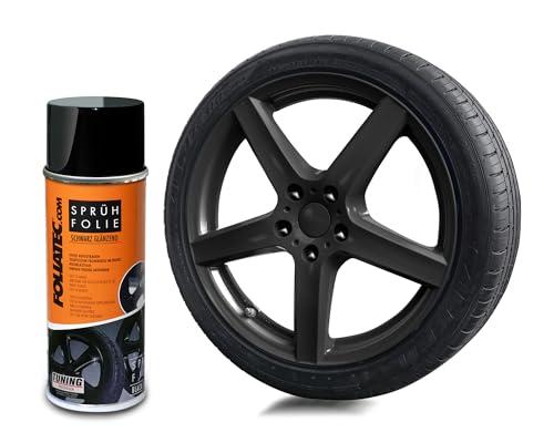 Foliatec 2036 Pellicola Spray, Nero lucido, 1er set (1 x 400 ml)