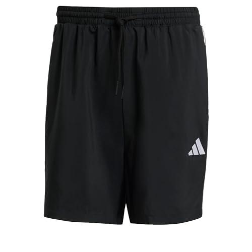 adidas Homme Essential Three Stripes Chelsea Base Short, Black/White, L