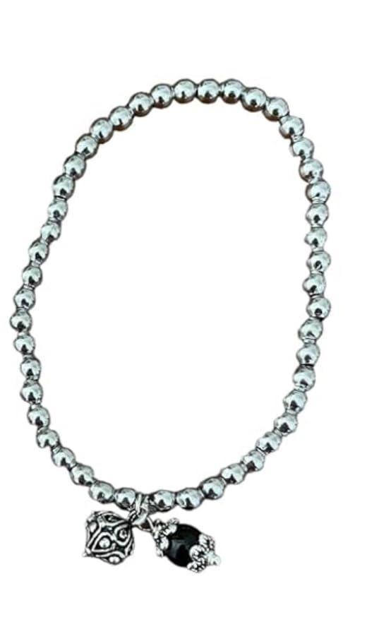 Su coccu Sardo, bracciale, amuleto, pendenti, bottone sardo (sfere 3mm)