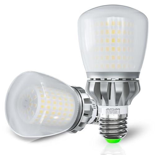 JIUYUAN Lampadina LED E27, Angolo del Fascio di 360 Gradi, Non Dimmerabile, Lampada LED, Pacco da 2