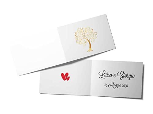 110 Bigliettini Bomboniera Matrimonio Albero della Vita