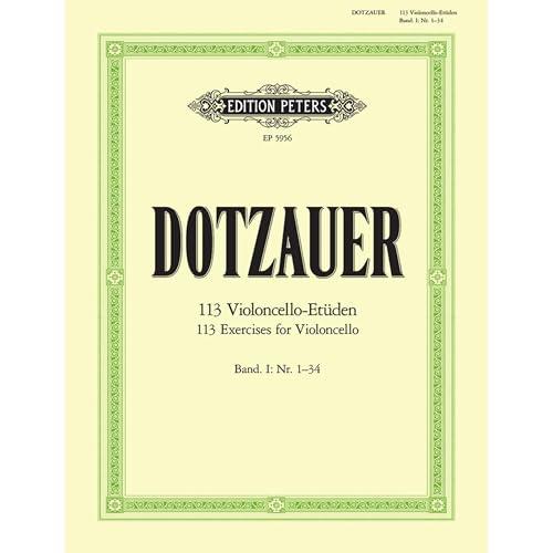 DOTZAUER - Estudios Vol.1: nº: 1/34 para Violoncello (Klingenberg)