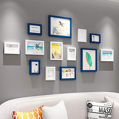 XYEQZ 13 PCS Picture Frames, Gallery Frame Set, Due 10 Pollici, Quattro 7 Pollici, Sette 5 Pollici,D