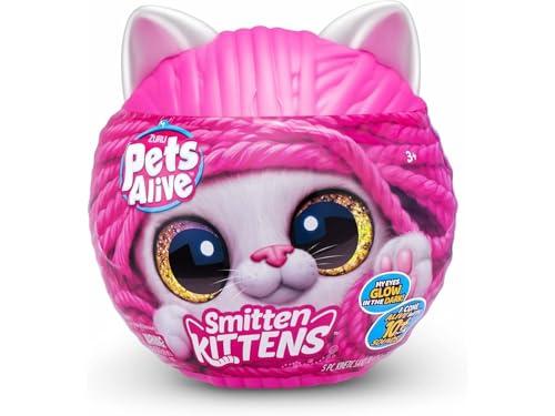 Peluches Interactives - ZURU - Smitten Kittens S1 - 8 chatons a collectionner avec sons et biberon