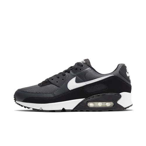 Nike Air Max 90, Scarpe da Corsa Uomo, Iron Grey/White/Dk Smoke Grey/Black