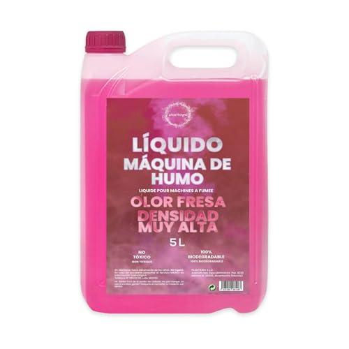 Plantawa Liquido Fumo Machine 5 Litri: Densità Molto Alta Odore Fragola, Macchina Fumo, Cannone Fumo, Fog Machine, Halloween olografico, Halloween Fumo, Fuoco d'artificio e Razzi
