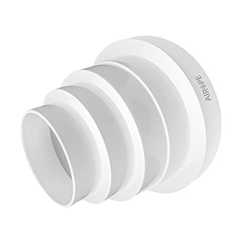 Raccordo riduttore universale Ø 80-150 mm, regolabile per tubo nei sistemi di ventilazione; scarico dell'aria condizionatore; tubo ecc. Basta tagliare il riduttore al diametro di cui avete bisogno.