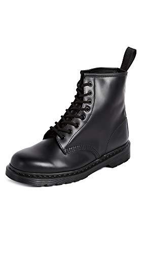 Dr. Martens Core 1460 Mono Smooth, Scarpe stringate basse brogue Unisex adulto, Nero, 43 EU confezione da 2
