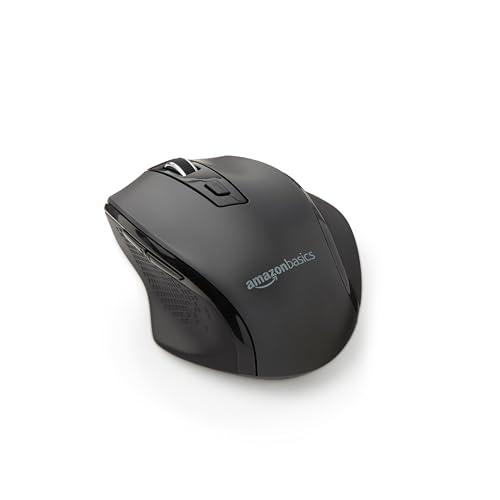 Amazon Basics Ergonomic Wireless Mouse - DPI adjustable