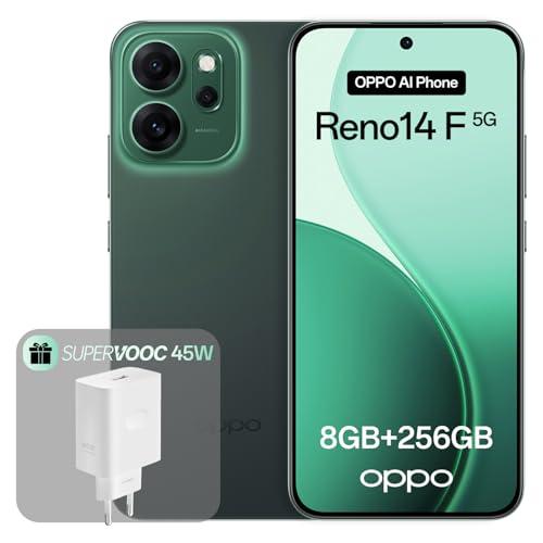 OPPO Reno14 F 5G 8+256GB, Smartphone Android Sbloccato AI, Display 6,57