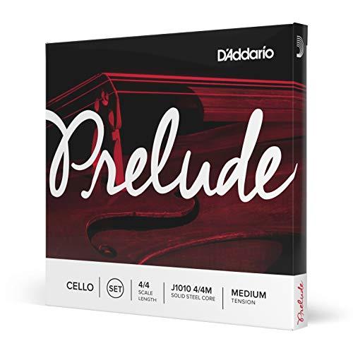 Set di corde D'Addario Prelude per violoncello, Scala 4/4, Tensione Media, Set completo
