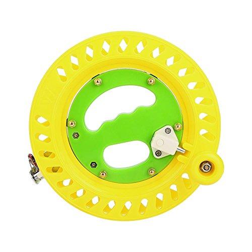 Tbest Kite Line Winder Mulinello Grip Wheel Kite String Porta Ruota, 22cm Professionale Outdoor Plastic Fishing Kite Line Spool Portarotolo Avvolgimento Winding Flying Tool