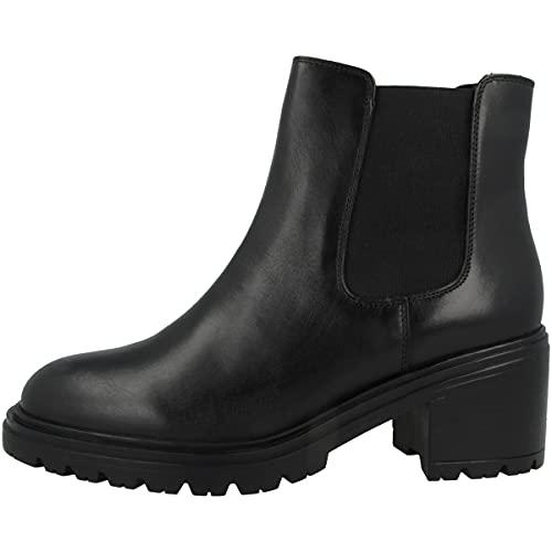Geox D Damiana E, Stivaletti Donna, Nero, 39 EU