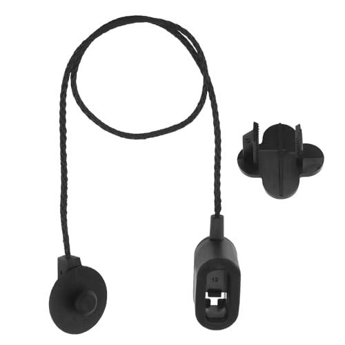 SG Store 1 Pc di corde di ricambio per ripiano pacco 2423830 compatibile con Ford Fiesta MK8 benzina 2017-2021 cinghia per ripiano posteriore nero
