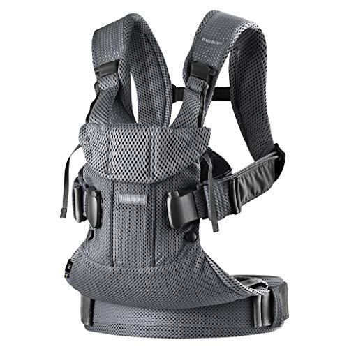 BABYBJORN One Air, 3d Mesh, Marsupio, 0-3 Anni, Grigio (antracite)