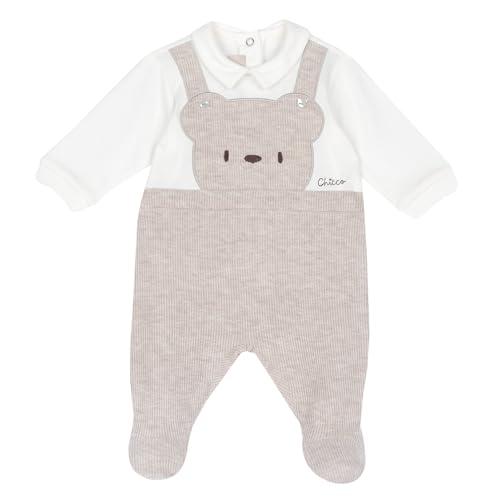 Chicco, Tutina Neonato e Neonata in Morbido Cotone, con Comoda Apertura a Patello, Ideale per l'Autunno, Abbigliamento Bambino e Bambina 0-24 Mesi, Designed in Italy