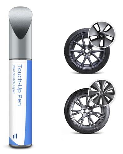 PARTS4EV Argento di mezzanotte Tesla - Penna per la riparazione di cerchioni fai da te per il modello 3 18 pollici/Model S 19 pollici