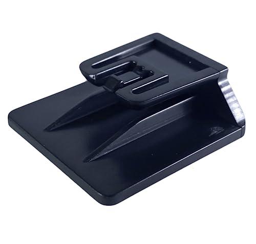 Tûche 1PZ, Clip adesiva Telepedaggio Sistema di fissaggio supporto removibile. 3 x 3 cm (NERO)