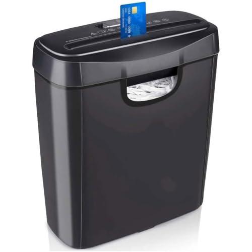 Stakmann Distruggi Documenti Elettrico Trita Carta Portatile Salvaspazio Distruggidocumenti per Fogli Carta A4 e Carte di Credito Potenza 190W con Contenitore di Raccolta 10 L