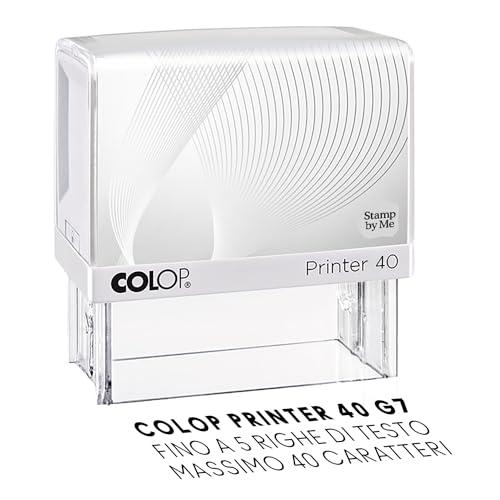 Stamp by Me - Timbro Personalizzato | Timbri Personalizzati Autoinchiostrante | Timbro Personalizzabile in Gomma per Aziende | 58x22mm | 5 Righe