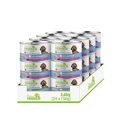 Natural Trainer All Size Baby Starter - Cibo Umido per Cani con Tacchino 24 x 140 g
