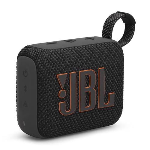 JBL GO4 Altoparlante Bluetooth, ricarica USB C, IP67 antipolvere, impermeabile, compatibile con app, radiatore passivo, portatile, nero