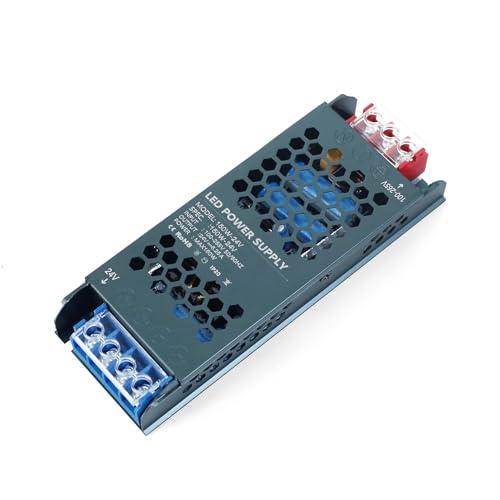 KSIBNW Trasformatore LED 24V 150w 6,25A Alimentatore, Driver AC 220V a DC 24V Ultra Fino Interruttore Adattatore Trasformatore Costante Bassa Tensione Trasformatori per Luci Lampada LED