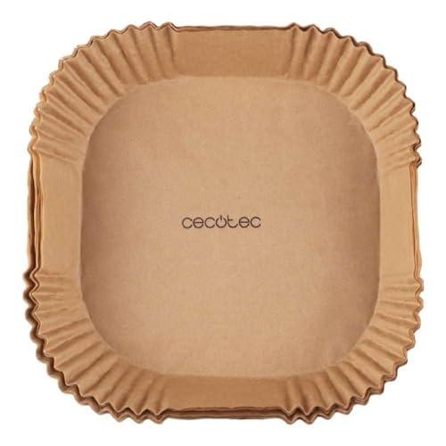 Cecotec Accessori di carta per friggitrice ad aria senza olio Cecofry Paper Pack. Molteplici applicazioni, 150 Pezzi,. Materiale sicuro e sostenibile, migliore pulizia, facile da usare