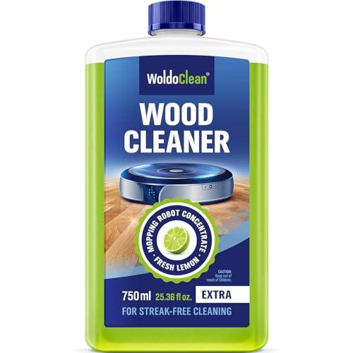 WoldoClean Detergente per Robot Lavapavimenti 750ml - Pulitore Concentrato al Profumo di Agrumi per Parquet e Laminato, per 50 Applicazioni