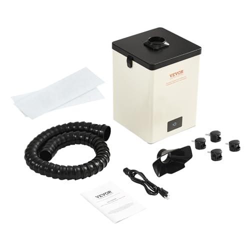 VEVOR Aspiratore Fumi di Saldatura 150W da Pavimento, Aspiratore Fumi di Saldatura Filtro a 3 Strati Flusso d'Aria 332 m³/h, Assorbitore Compatto Fumi di Saldatura per Incisioni di Saldatura Fai-da-te