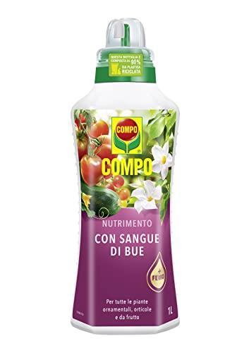 COMPO Nutrimento per Tutte le Piante contenente Sangue di Bue, Con tappo dosatore, 1 kg