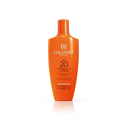 Collistar Superabbronzante Intensivo Ultra rapido Protezione 20, Crema Viso e Corpo acceleratrice di abbronzatura, Con Vitamina E e oli vegetali, Per tutti i tipi di pelle, 200 ml
