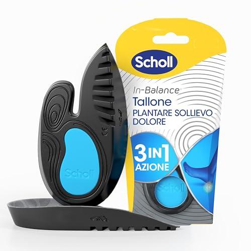 Scholl In-Balance Solette Ortopediche per Uomo e Donna - Plantari per Tallone e Caviglia, Alleviano il Dolore, Supporto per l’Arco Plantare, Riducono l’Impatto sui tendini, 1 Paio