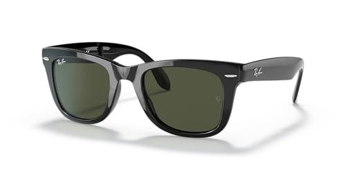 Ray-Ban RB4105 601 Nero Folding Wayfarer Sunglasses Lens Category 3 Size 50mm