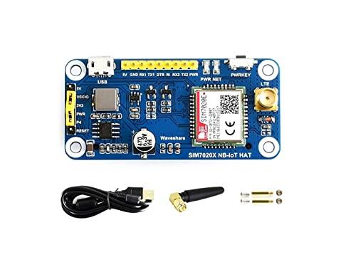 Waveshare NB-IoT Hat for Raspberry Pi and Jetson Nano Based on SIM7020E B1/B3/B5/B8/B20/B28 Bands for Europe Asia Africa Australia for Intelligent Instruments Asset Tracking Remote Monitoring..