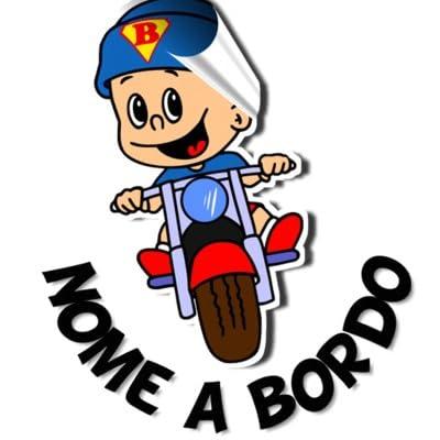 STICKEREDO Bimbo a bordo adesivo auto personalizzato con qualsiasi nome colorato. Applicazione esterna