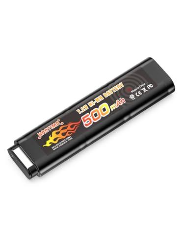 NASTIMA 2/3N 7,2V 500mAh Batteria Ni-MH per CM030 CM121, CM122, CM123, Marui 18C, P8, M93R AEP AEG M81, M84 e TM AEP Pistole Softair
