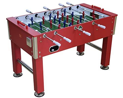 Calcio Balilla - Biliardino Andromeda Rosso - aste telescopiche - Regolamentare + Palline