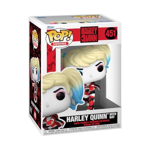 Funko Pop! Heroes: DC - Harley Quinn With Bat - Figura in Vinile da Collezione - Idea Regalo - Merchandising Ufficiale - Giocattoli per Bambini e Adulti - Comic Books Fans