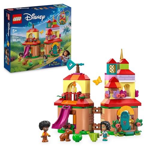 LEGO ǀ Disney Mini-Casa Encanto, Casa delle Bambole Giocattolo da Costruire con 3 Personaggi Madrigal di Mirabel, Antonio e l'Animale Capibara, Giochi di Fantasia per Bambine e Bambini da 5 Anni 43261