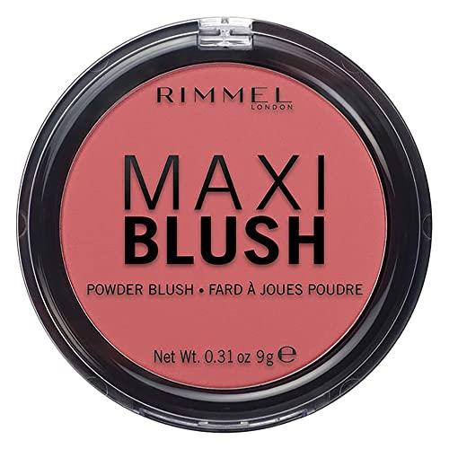 Rimmel London Fard in Polvere Maxi Blush, Powder Blush Rosa a Lunga Durata, Formato Maxi, 003 Wild Card, 9 g