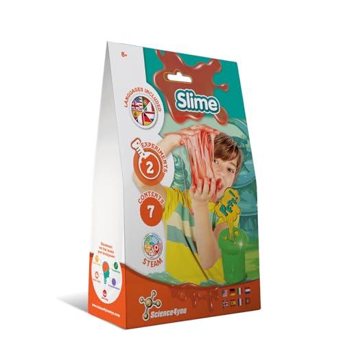 Science4you Kit di Slime per Bambini 8+ - Kit per Creazione di Squishy, Slime Soffice e Burroso, Giocco Educativo per Bambini con 2 Esperimenti, Regali Scientifici per Ragazze e Ragazzi di 7 8 9+ Anni