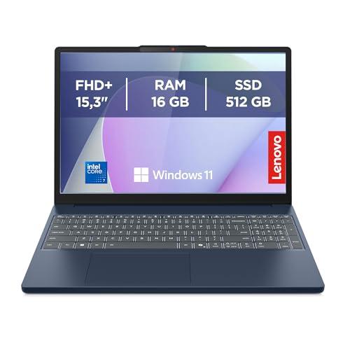 Lenovo IdeaPad Slim 3 Notebook 15,3” WUXGA (1920x1200), Intel Core 7 240H, 16GB RAM, 512GB SSD, Windows 11 Home, WiFi 6 - Cosmic Blue