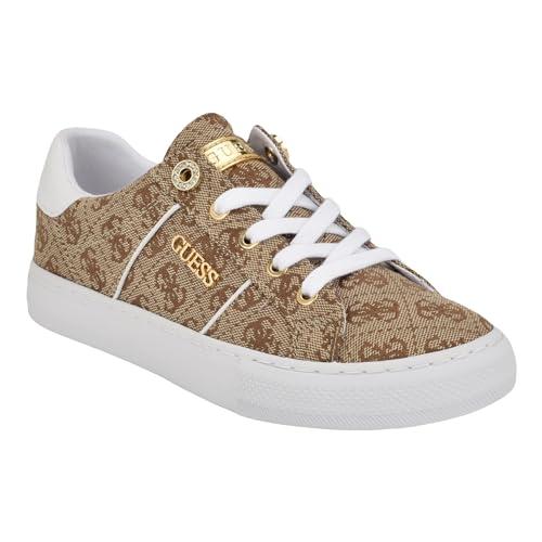 GUESS Loven, Scarpe da Ginnastica Donna, Marrone Medio 219, 40 EU