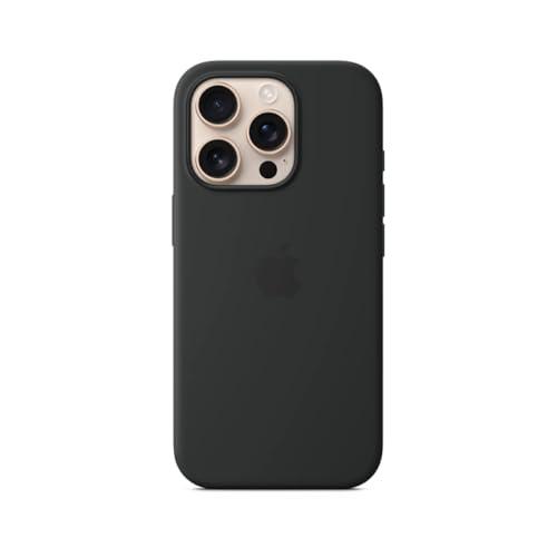 Apple Custodia MagSafe cover in silicone per iPhone 16 Pro - Nero ​​​​​​​