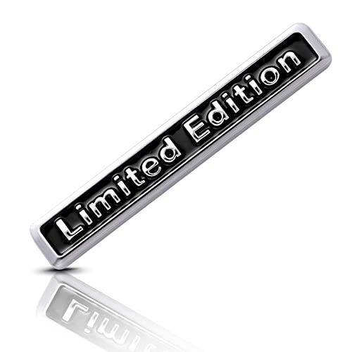 Grevosea 1 pezzo 3D Auto Edizione Limitata Logo 3D Gel Silicone Stickers Argento Metallo Auto Sticker Emblema Distintivo Auto per Auto Moto Moto Bike Skate Finestra Porta PC Tablet Laptop