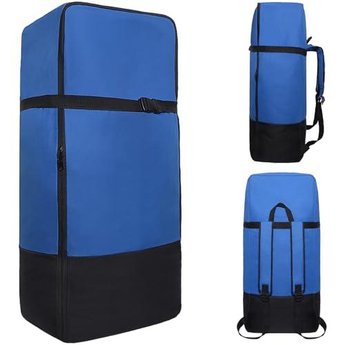 Lawnrden Borsa da surf, zaino per sacchetto da paddle board, 36x16x12 Paddleboard di capacità, zaino per lo stoccaggio in tessuto Oxford per tavolo da surf di paddle stand up